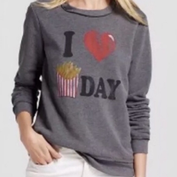 Tops - I Love Fridays sweatshirt, Well Worn LA, Size L